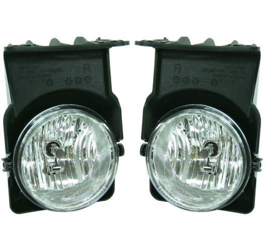 04-07 gmc sierra pickup truck driving fog lights lamps pair set new