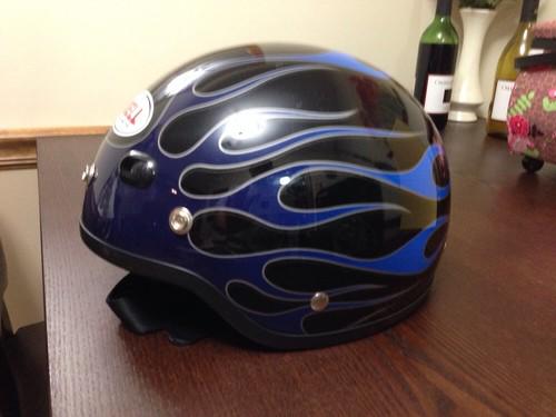 Bell shorty motorcycle helmet