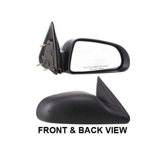 New passengers manual side view mirror glass housing dakota raider pickup truck