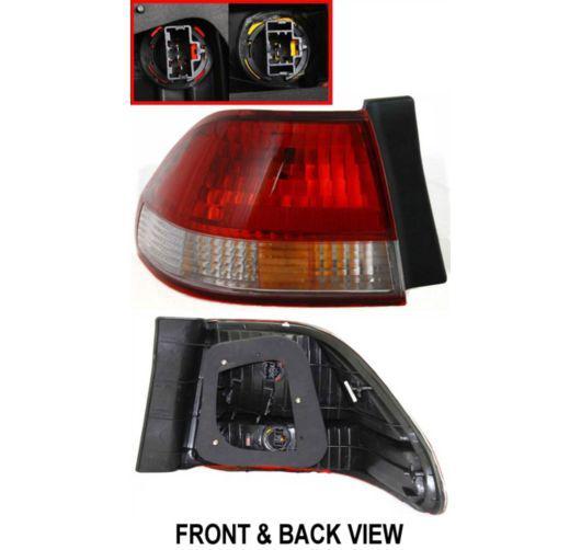 01-02 honda accord sedan taillight taillamp brake light lamp left side rear