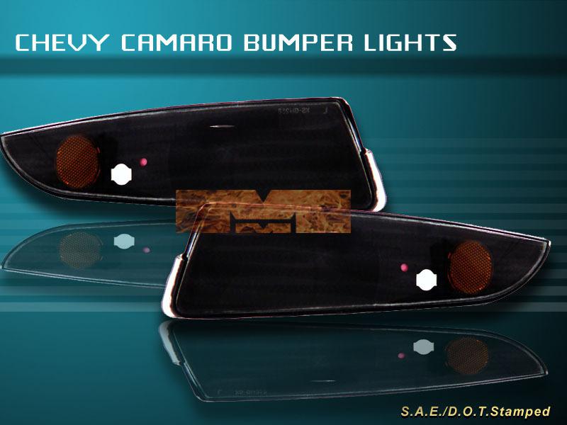 1993-2002 chevy camaro bumper lights jdm black 2001 1999