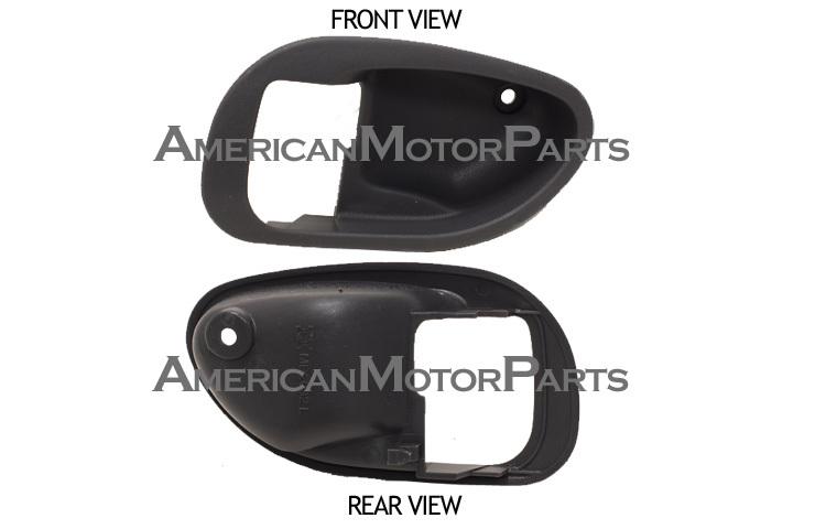 Depo left replacement inside-front/rear door handle 97-02 mitsubishi mirage