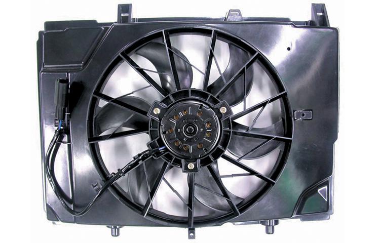 Depo ac condenser radiator cooling fan mercedes benz c & slk class 0005401588