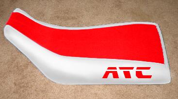 Honda trx 400ex red top white sides stencil motoghg seat cover#ghg16442scptbk165