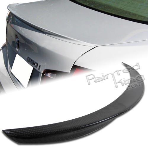 10 11 13 bmw 5 series f10 performance type rear trunk spoiler carbon fiber