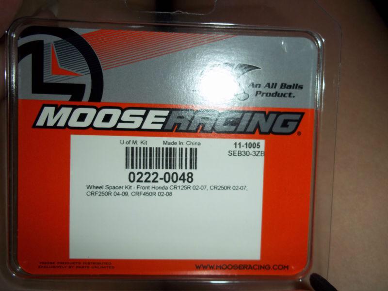 Front wheel spacer kit moose racing wheel spacer kit 