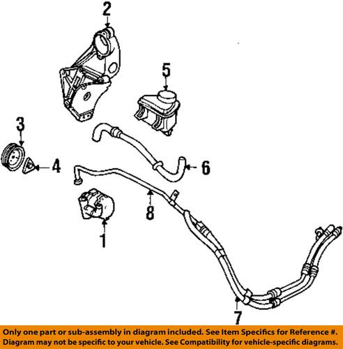 Saturn oem 9191939 steering return hose/power steering return hose