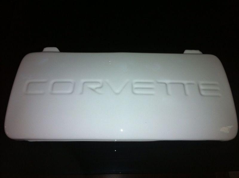 C4 1991-1996 new white  corvette front license plate cover/ filler