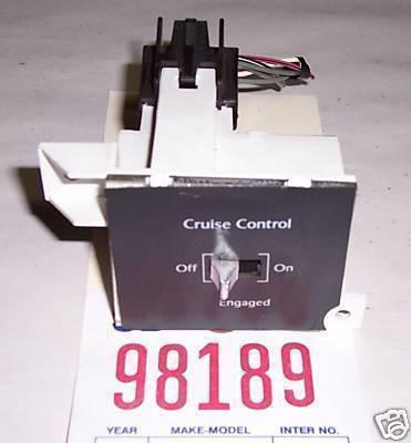 Cadillac 90 deville cruise control switch on/off 1990