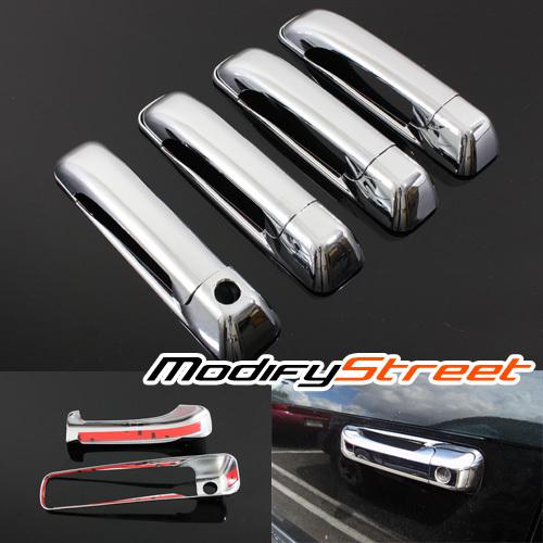 05-11 grand cherokee commander 09-11 ram glossy door handle covers chrome kit