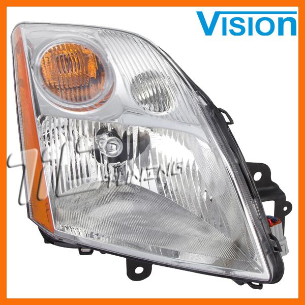 2007-2009 nissan sentra sr passenger side headlamp right head light 2.0 s fe+ rh