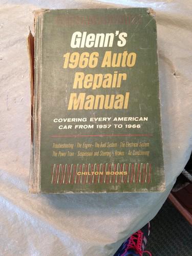 Service repair book manual glenns auto repair chilton 1966 57 59 61 66 ford gm