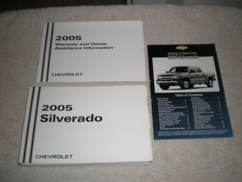 2005 chevrolet silverado owner manual