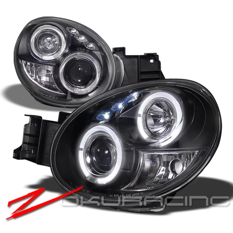 02-03 subaru impreza wrx projector headlights jdm black