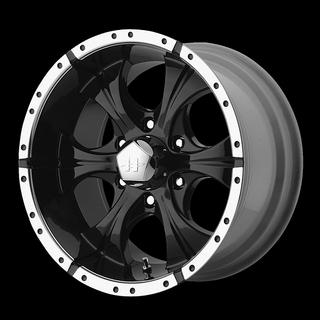 17" wheels rims helo maxx gloss black with 33x12.50x17 nitto mud grappler mt 