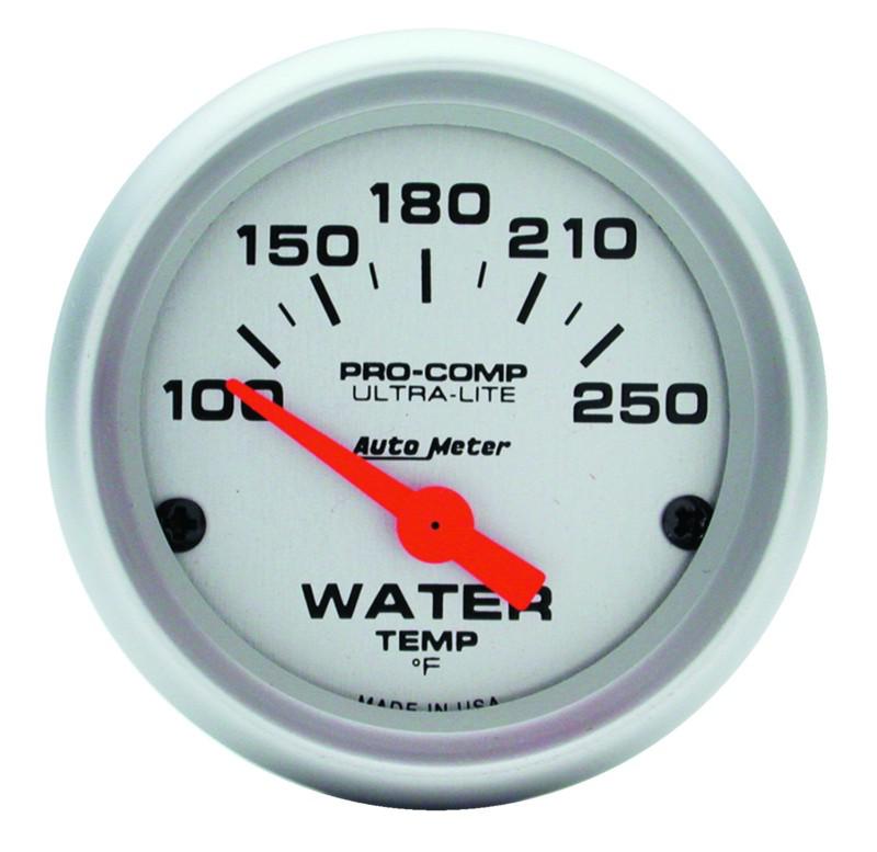 Auto meter 4337 ultra-lite; electric water temperature gauge