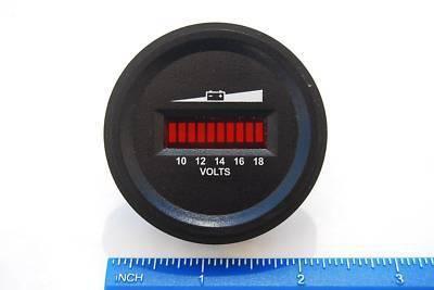 Battery gauge meter indicator 12 volt rv motorhome boat camper travel trailer