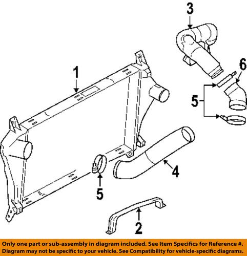 Ford oem 6c2z6c640ea turbocharger-inlet pipe gasket