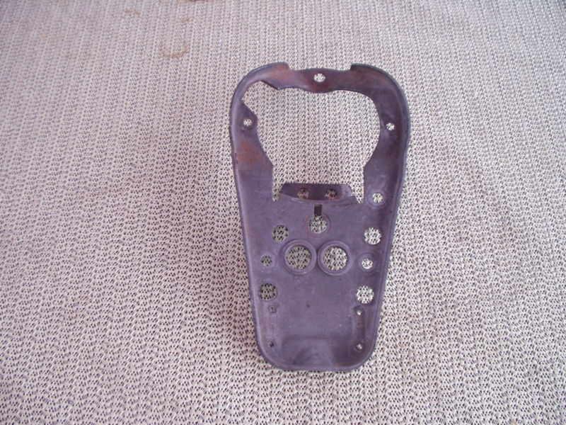 1940s-50s  harley davidson 2 bulb dash board  knuckle head   pan head  el e fl f