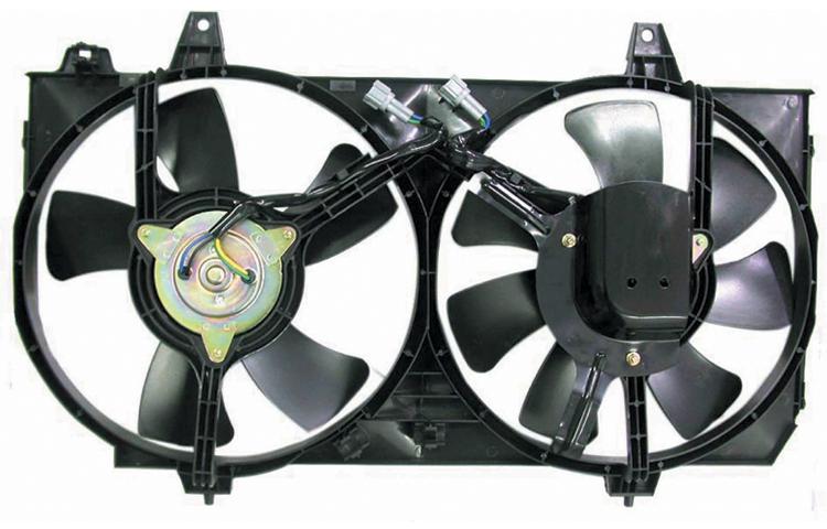 Depo replacement ac condenser radiator cooling fan 99-02 00 01 infiniti g20