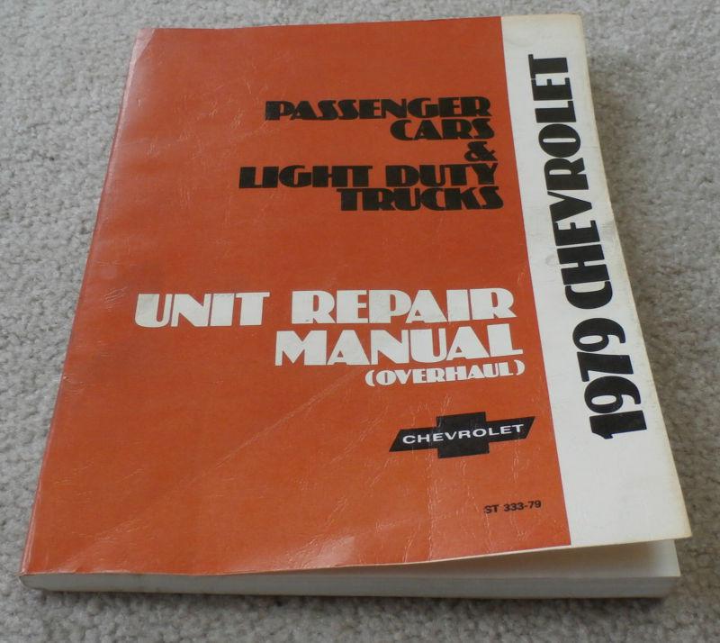 1979 passenger cars & light duty trucks overhaul manual