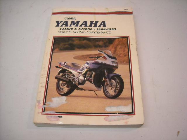 Yamaha motorcycle repair manual fj's 1984 thru 1993