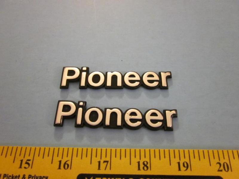 Jeep pioneer factory body emblems