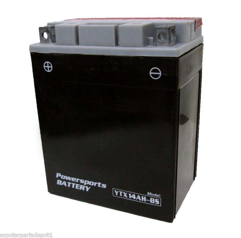 Ytx14ah-bs yb14-a2 yb14-b2 12v battery motorcycle scooter atv utv snowmobile