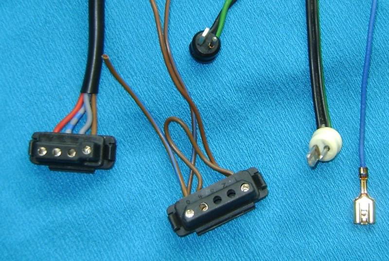Mercedes becker blaupunkt radio harness wire plug set oem 