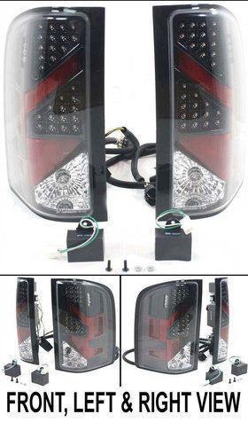 Clear and red lens new tail lamp set of 2 right & left hand chevy led rh lh pair