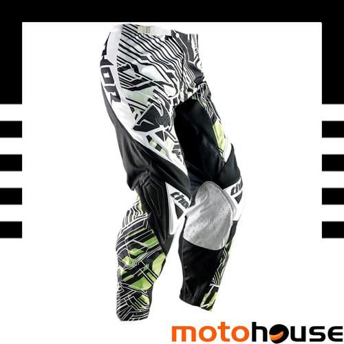 Thor youth phase fusion pants mx offroad dirt motocross green black white 