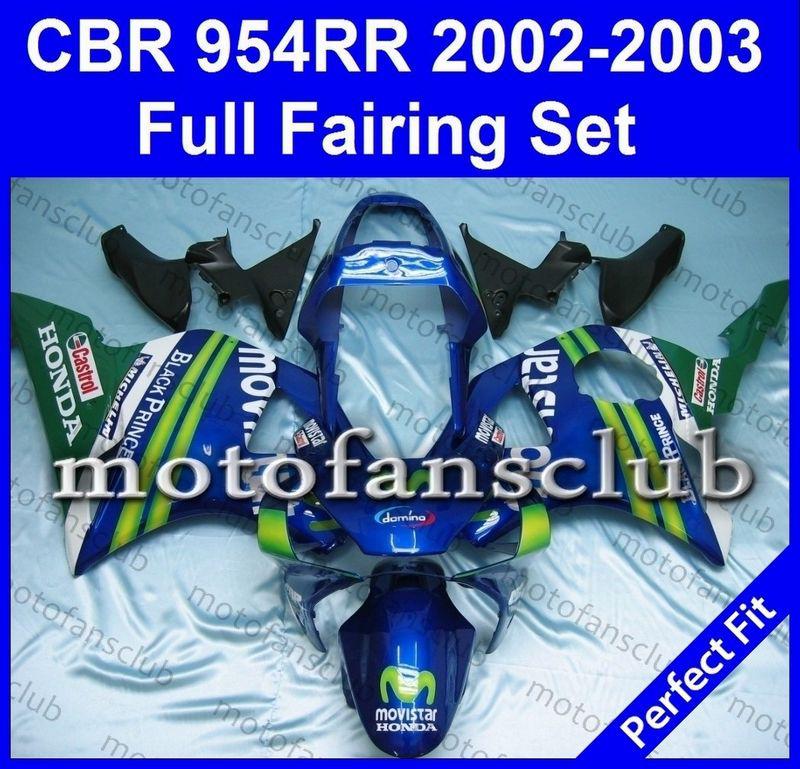 Fit honda 02 03 cbr954rr cbr 954 rr 2002 2003 fairing kit bodywork #04 b