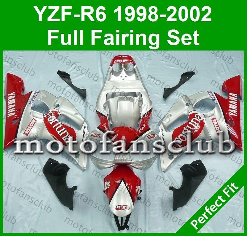 Fit yamaha yzf r6 98 99 00 01 02 yzfr6 1998 1999 2000 2001 2002 fairing #06 b