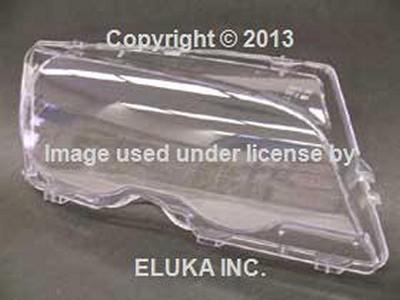 Bmw genuine headlight lens (plastic) right e46 63 12 6 929 566