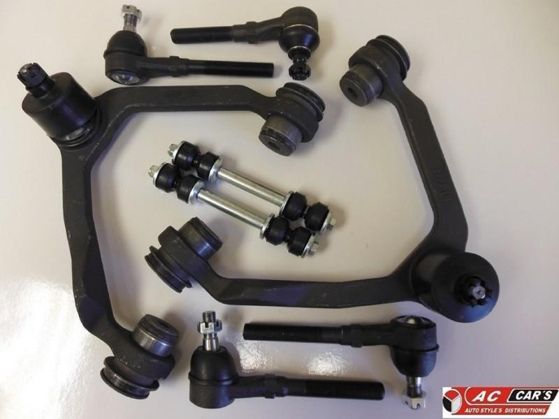 F150 2wd r & l upper control arms 2 stabilizer links inner outer tie rod ends