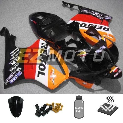 Bodywork fairing pack w/ windscreen & bolts for honda rc51 sp1 sp2 2000-2006 aa