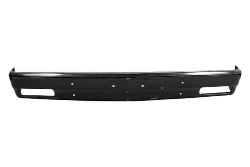 Replace gm1002138 - chevy s-10 front bumper face bar w/o pad holes oe style