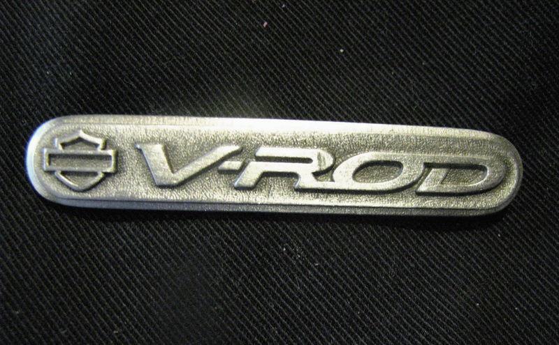 Harley-davidson v-rod motorcycle biker jacket vest pin 