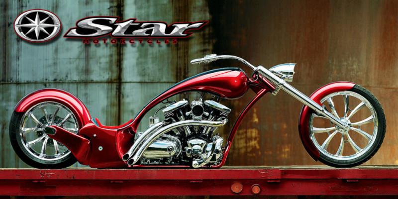 Sell Star Motorcycles Custom Chopper Motorcycle Banner - Star Chopper 2 ...