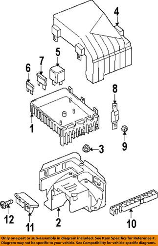 Volkswagen oem n10525510 fuse & relay-main fuse