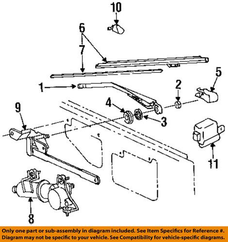 Toyota oem 8521260031 wiper blade/windshield wiper blade