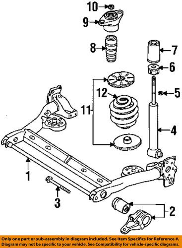 Volkswagen oem 3b0513353 shock mount/strut cushion/mount