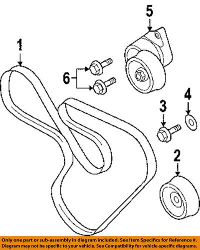 Subaru oem 809221080 serpentine belt/serpentine belt/fan belt