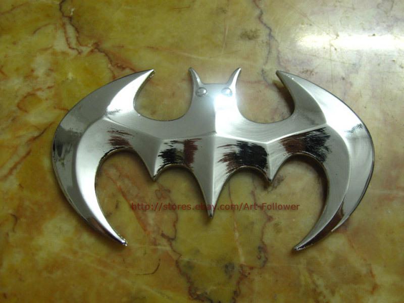 1p metal 3d decal emblem batman auto 3m decor car sticker