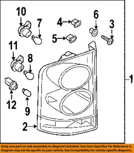 Nissan oem 262617s000 side marker light bulb-marker lamp bulb