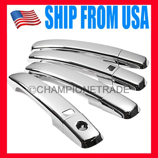 Us chrome side door handle cover for nissan altima sentra qashqai 2007-2011 new