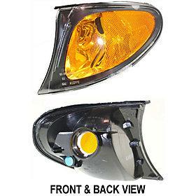 Bmw 3 series 02-05 corner lamp lh, lens & housing, yellow, sedan/wago