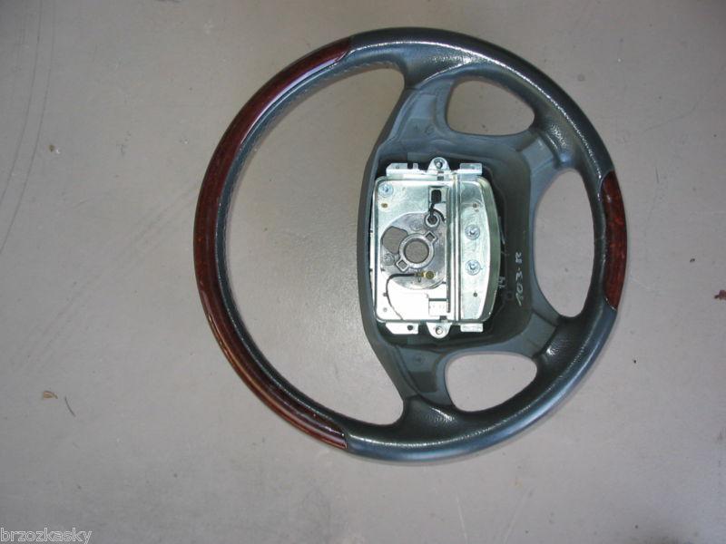 Volvo c70 s70 v70 genuine oem red walnut wood steering wheel very rare option