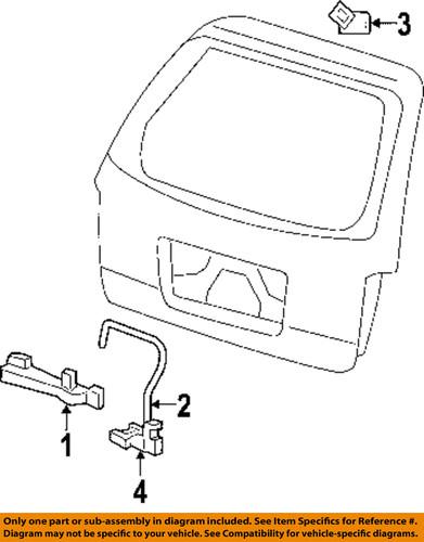 Ford oem 6f2z-1743150-a trunk/trunk part/trunk lock actuator motor