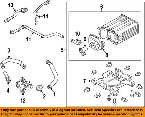 Ford oem 9u5z-9f945-c vapor canister purge solenoid